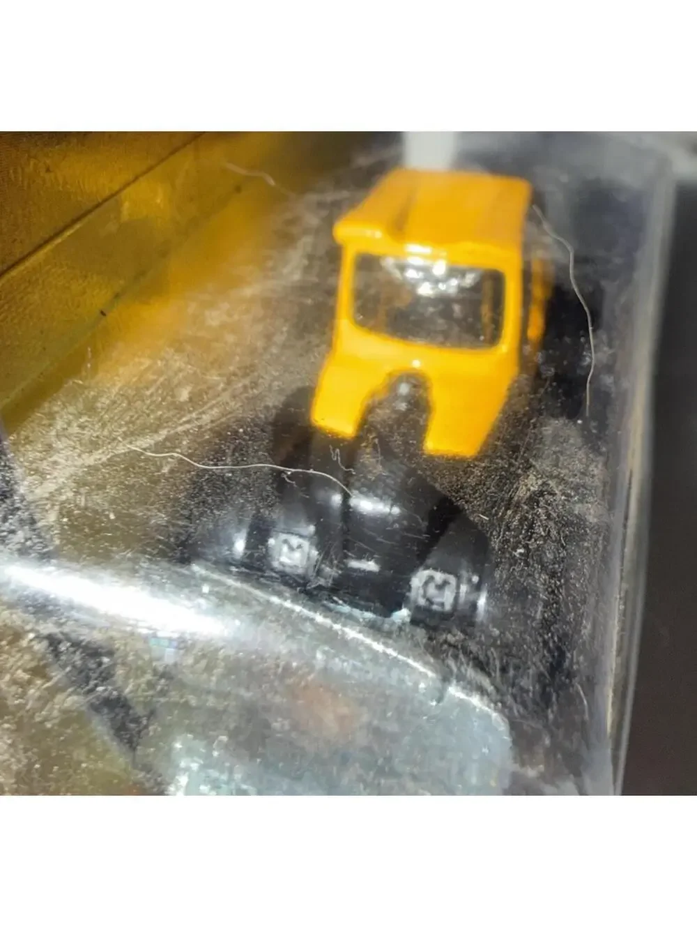 Matchbox 2006 MBX Metal #30 Tractor Plow Yellow & Black ICE PLOW